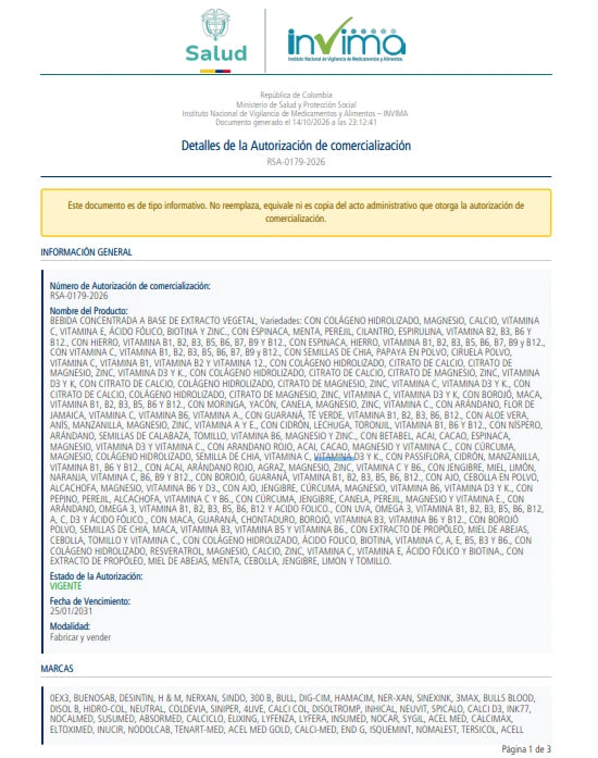 Documento INVIMA RSA-0179-2026