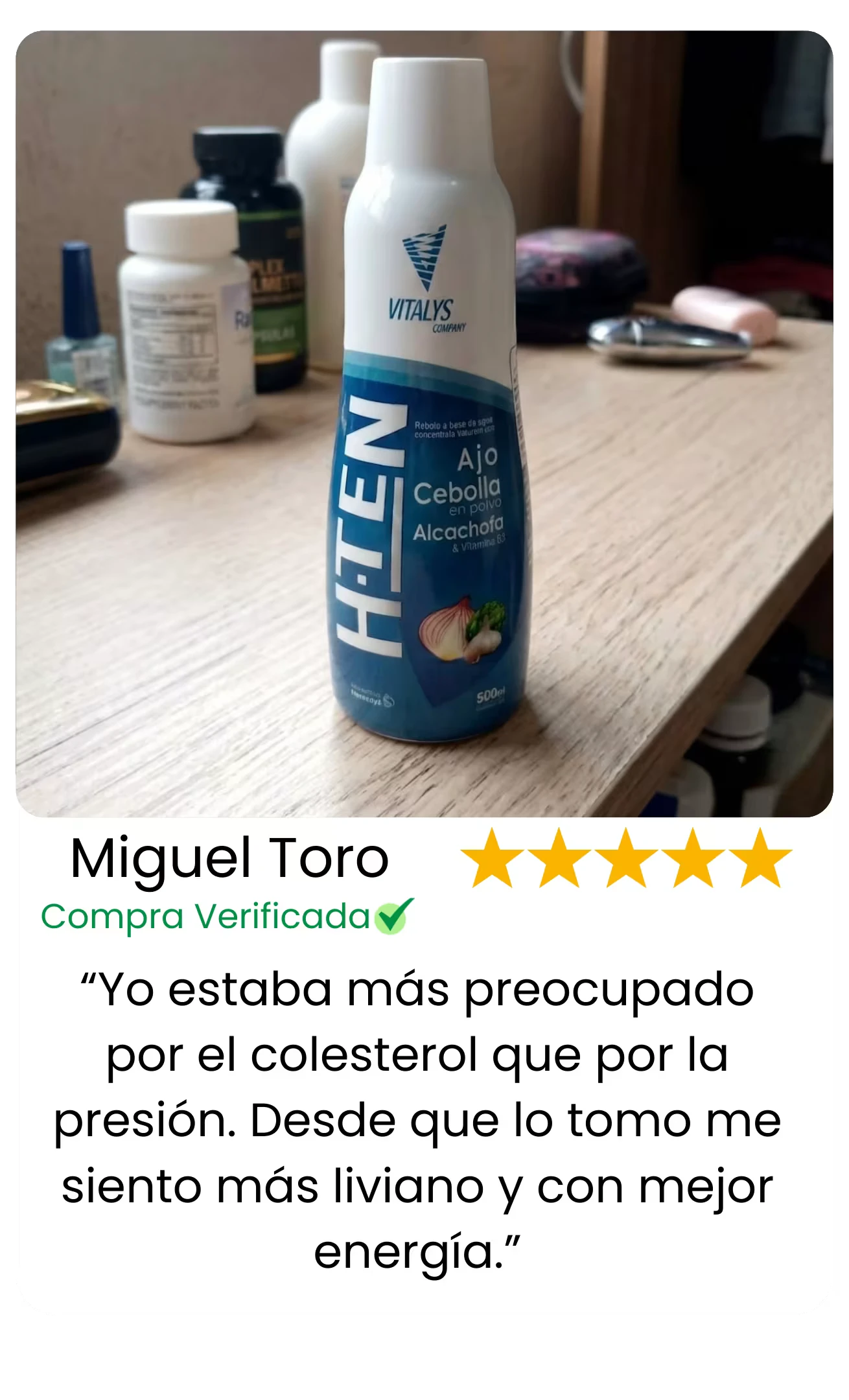 Reseña de H-TEN proporcionada 1